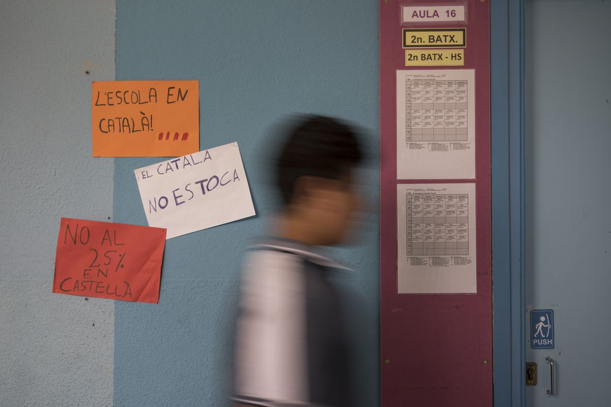 La Constitution admet une nouvelle contestation des règles contre 25% d'espagnol dans l'enseignement catalan