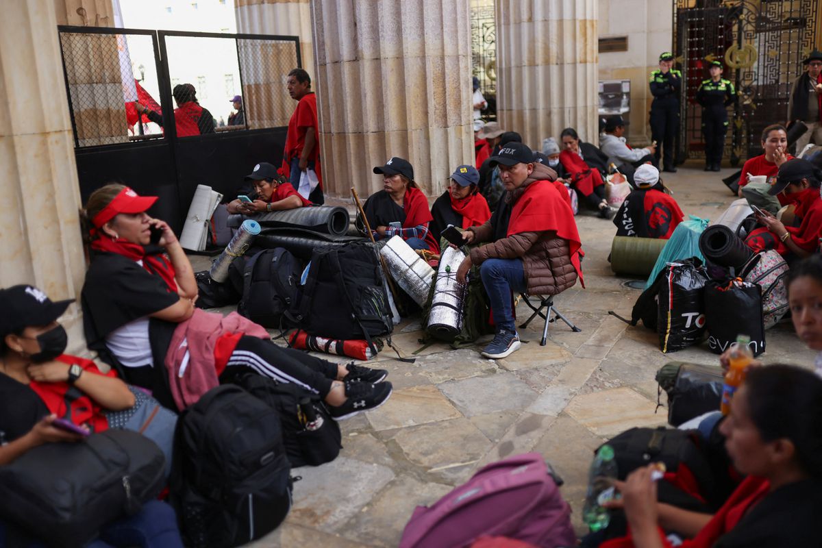Les enseignants du Cauca lèvent leur camp aux portes du Congrès