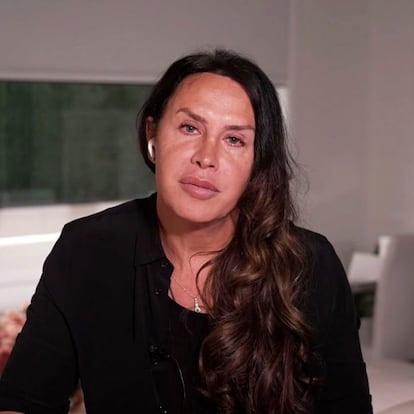 Karla Sofía Gascón, lors d'une interview qui a donné CNN.