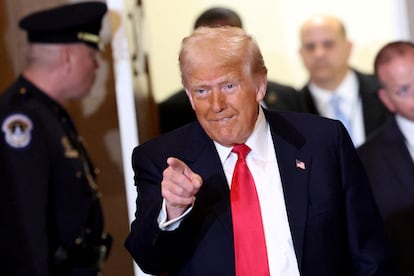 Donald Trump, ce jeudi à Washington.