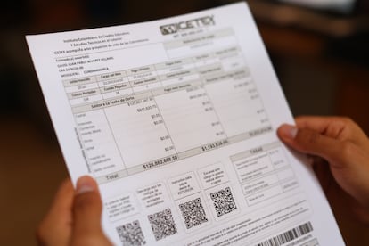 Document Icetex dans lequel David Álvarez est détaillé sa dette envers cette entité.