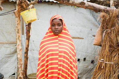 Zainab Muhammadu, une femme qui a subi un mariage précoce avec 19 ans, résidant dans l'État de Kano, au nord-ouest du Nigéria, le 1er octobre 2024.