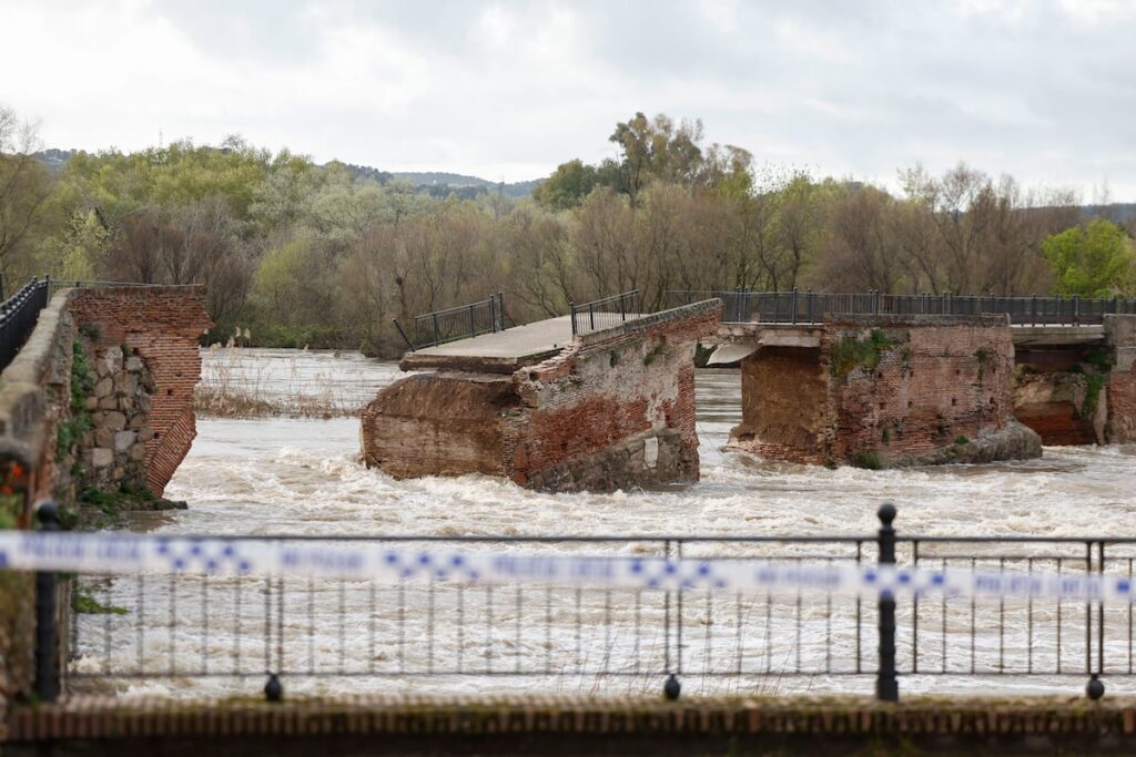Le déluge du Tajo efface une partie de l'ancien pont de Talavera de la Reina: "C'est un grincement au cœur de la ville"