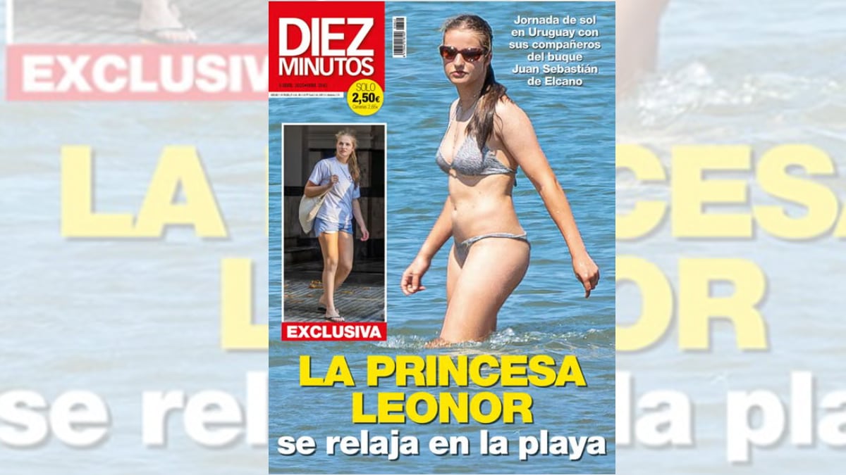 L'intrahistoire des photos de la princesse Leonor à Montevideo: Jour et dîner de la plage à l'ambassade