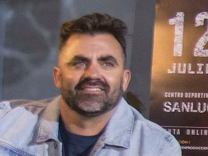 Isidoro M., alias «El Doro», dans un acte de la ville de Sanlúcar en 2019.