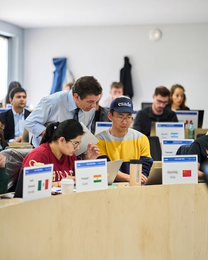 Étudiants internationaux à Esade.