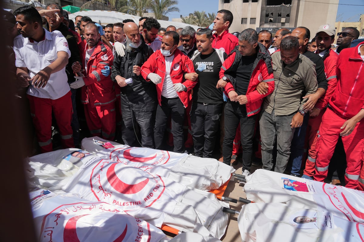 L'une des 15 toilettes palestiniennes tuées à Gaza a enregistré l'attaque israélienne avant de recevoir un coup de tête