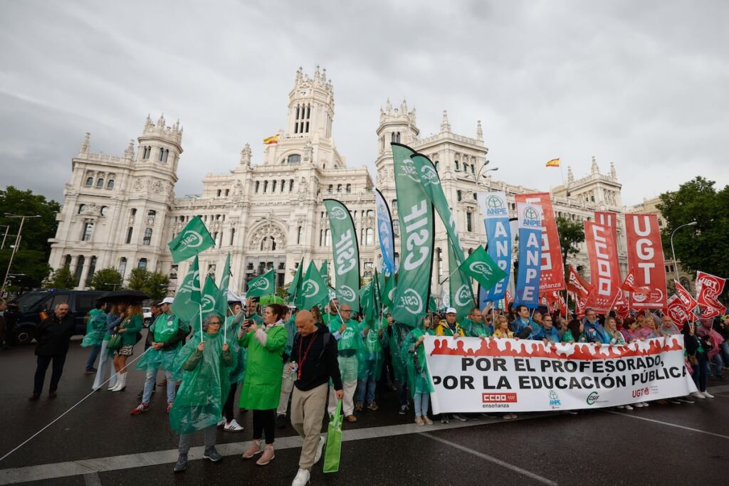 Huelga educación Madrid