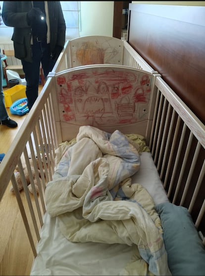Berceau où les mineurs ont conservé leurs parents à Oviedo, dans une image assignée.