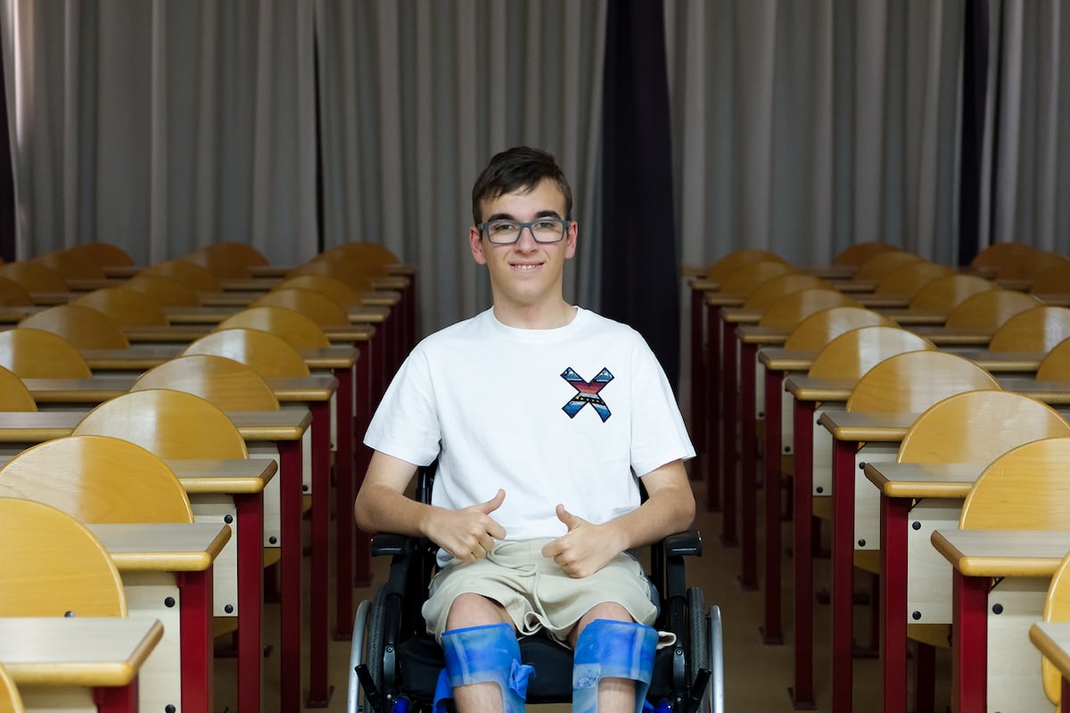 Marcos, l'étudiant ayant un handicap moteur qui a fait la sélectivité en dictant les réponses et a réussi à entrer dans le journalisme: « Personne ne m'a donné rien »