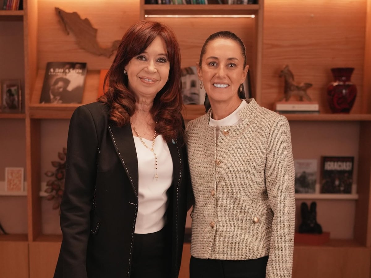 Claudia Sheinbaum montre son soutien à Cristina Fernández de Kirchner