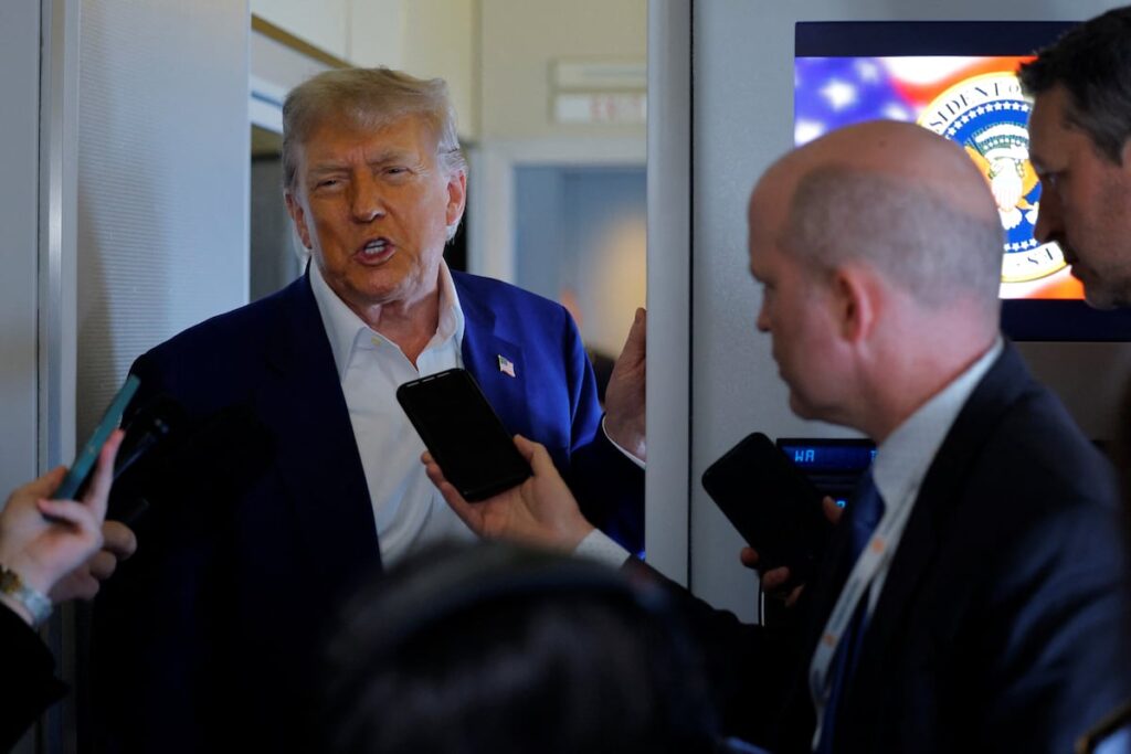 Mensaje del presidente de Estados Unidos, Donald Trump en su cuenta de Truth Social, este martes.