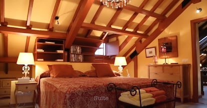 Une autre vision d'une suite principale. Capture d'une vidéo promotionnelle de Sauber Real State. 