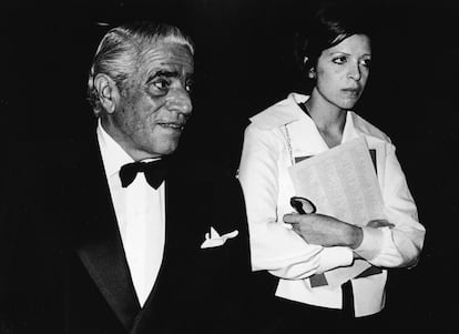 Aristoteles et Christina Onassis en 1970.