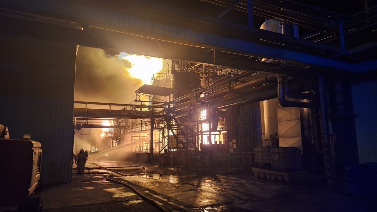 A augmenté l'engagement de la municipalité de Zaragozano de Zuera après l'incendie d'une entreprise chimique