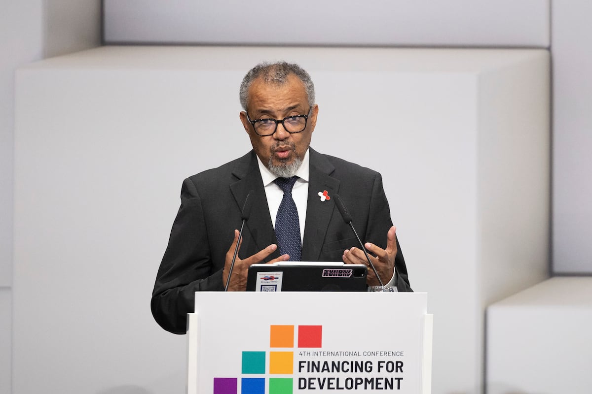 Le sommet des Nations Unies de Séville: Jour 3 | L'OMS Le secrétaire général demande à modifier le système de santé en fonction de la «dépendance» de l'aide