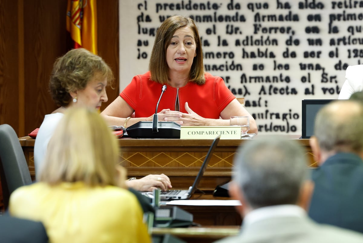 PP et Vox sont lancés contre Armengol, qui nie connaître Aldama: « Je n'ai pas menti »