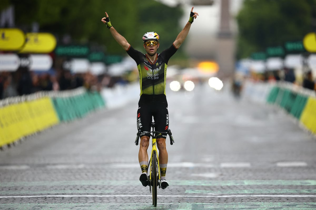 Van Aert un triomphe à Paris dans la consécration de Pogacar dans le Tour de France