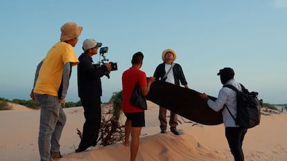 Pénurie de la courte Guajuka: maison de Guanaco et bien plus encore, réalisée par les élèves de l'école du journalisme autochtone.