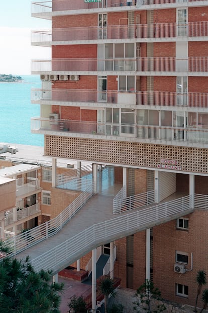 L'un des podiums pilotés emblématiques du complexe.