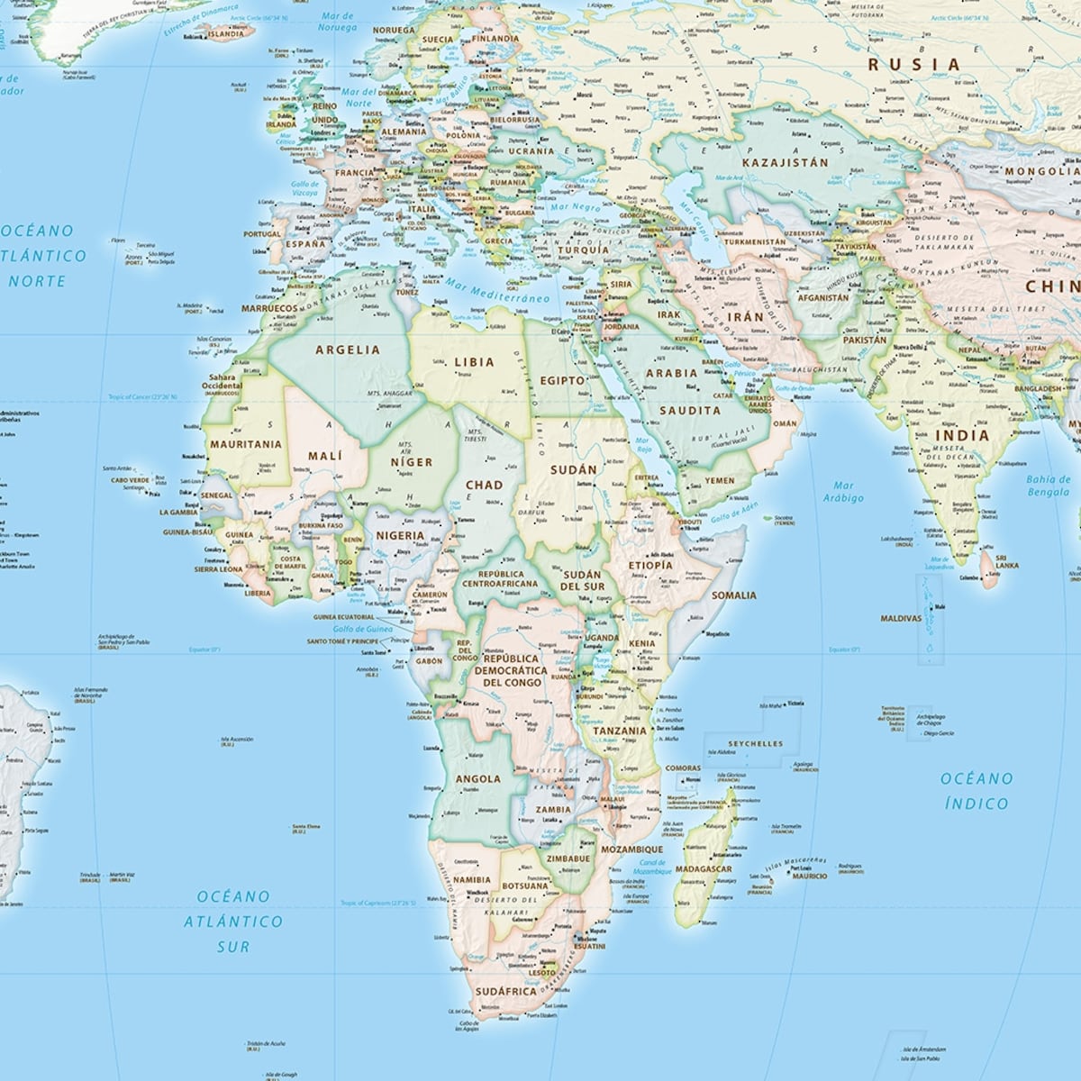 Cartographie et puissance: de cette façon, l'Afrique veut corriger la carte du monde