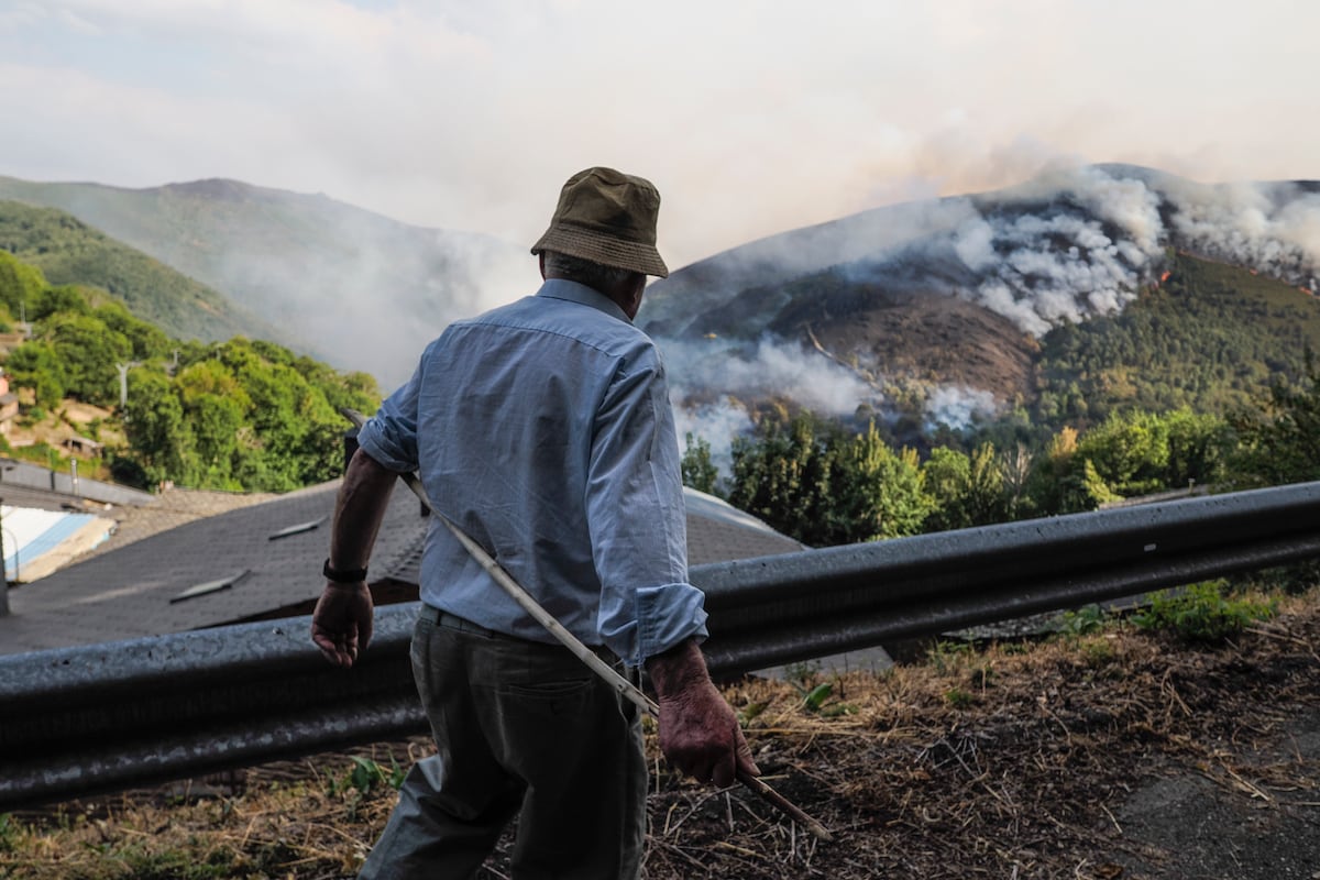 Le comportement « étrange » qui propage le feu de Larouco, le plus dévastateur de l'histoire de la Galice