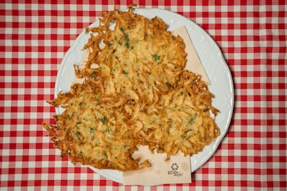 Cortillitas aux crevettes.