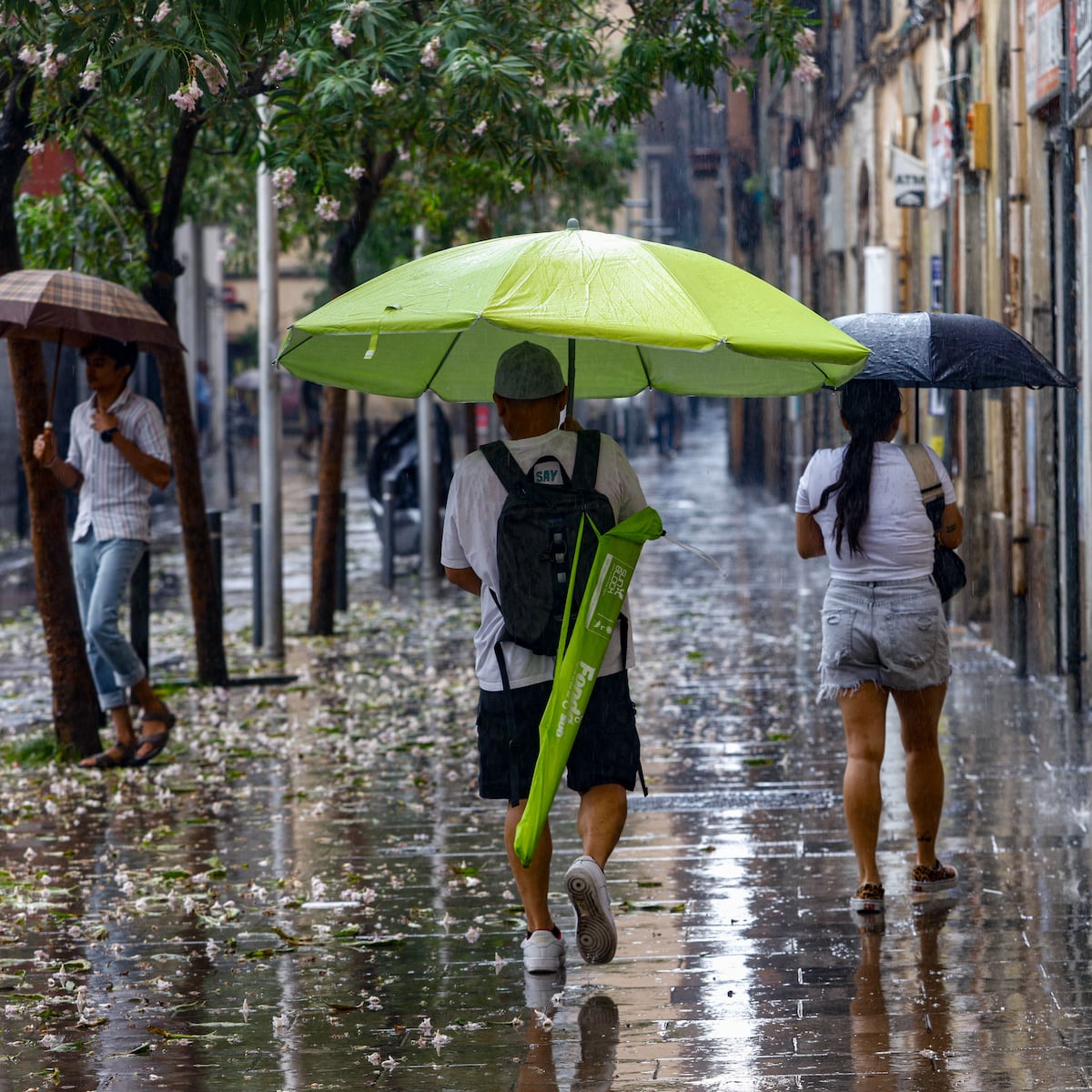 Après la chaleur … la pluie arrive, avec quatre villes sous avertissement jaune pour les tempêtes