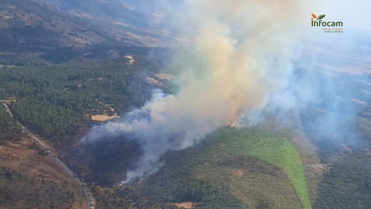 Contrôlé le feu qui a maintenu 600 personnes confinées dans deux spas d'Albacete