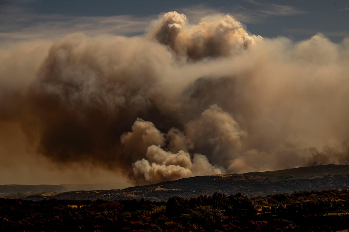Feu en Espagne – 19 août | Le feu de Larouco menace les zones protégées dans les montagnes O Coull à Lugo