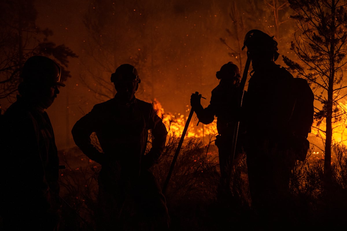 Les «Whatsapps» des pompiers de Castilla y León: « Tout basé. Avec cinq incendies au niveau 2 »
