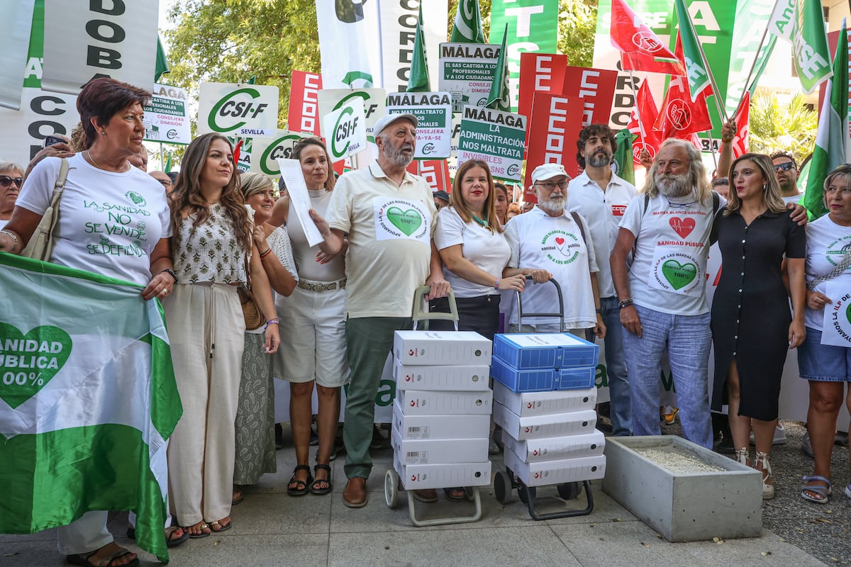 Les Andalous canalisent leur indignation avec la présentation de plus de 57 000 signatures pour garantir une loi qui apporte la santé publique
