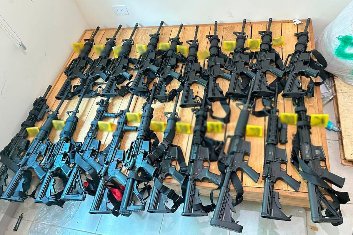 Assuré un arsenal après un week-end d'horreur à Culiacán