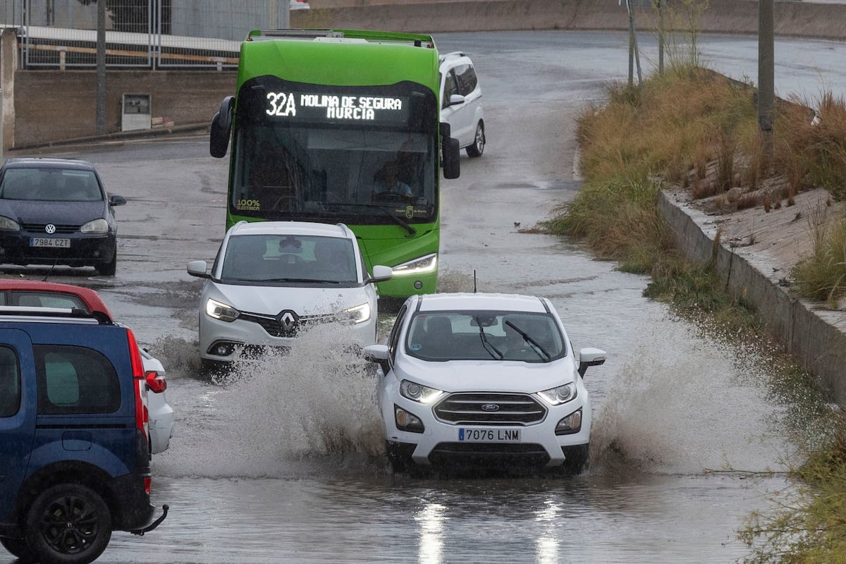 Dernière fois de la tempête, vivre | Les pluies se déplacent à l'est et ont mis un avis Malorca, Ibiza et Formentera