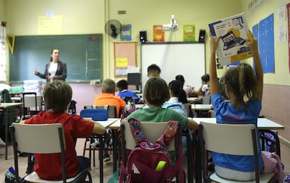 Élèves, lors de leur premier cours à la Martínez Montañés Madrid School.