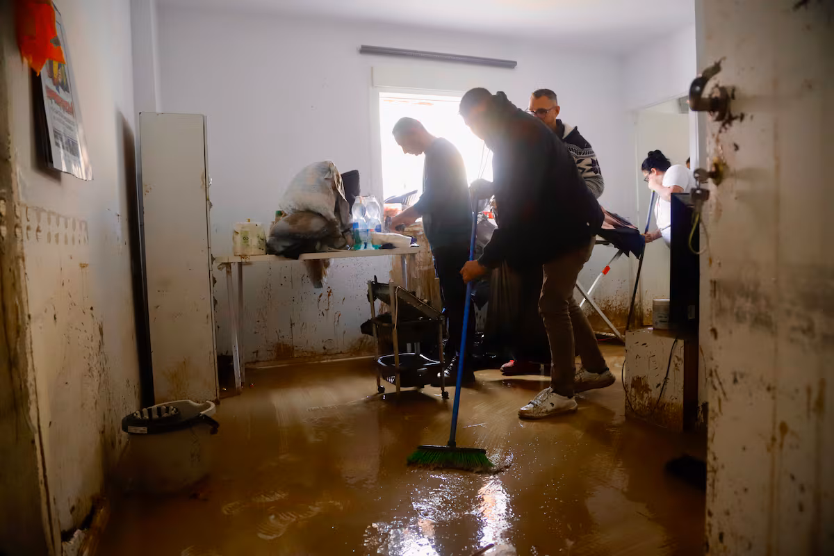 Notice rouge à Murcie en raison de la tempête qui a provoqué des inondations à Malaga