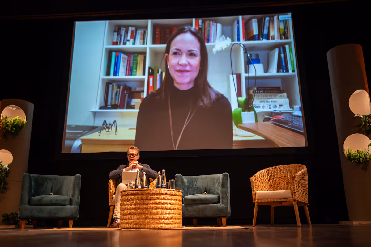 María Corina Machado : « Les gens sentent que nous touchons déjà à la liberté »