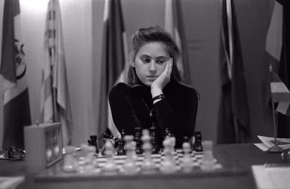 Judit Polgár, dans une image lors du championnat de Madrid de la série 